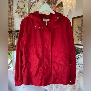 Zara Red Rain Jacket
